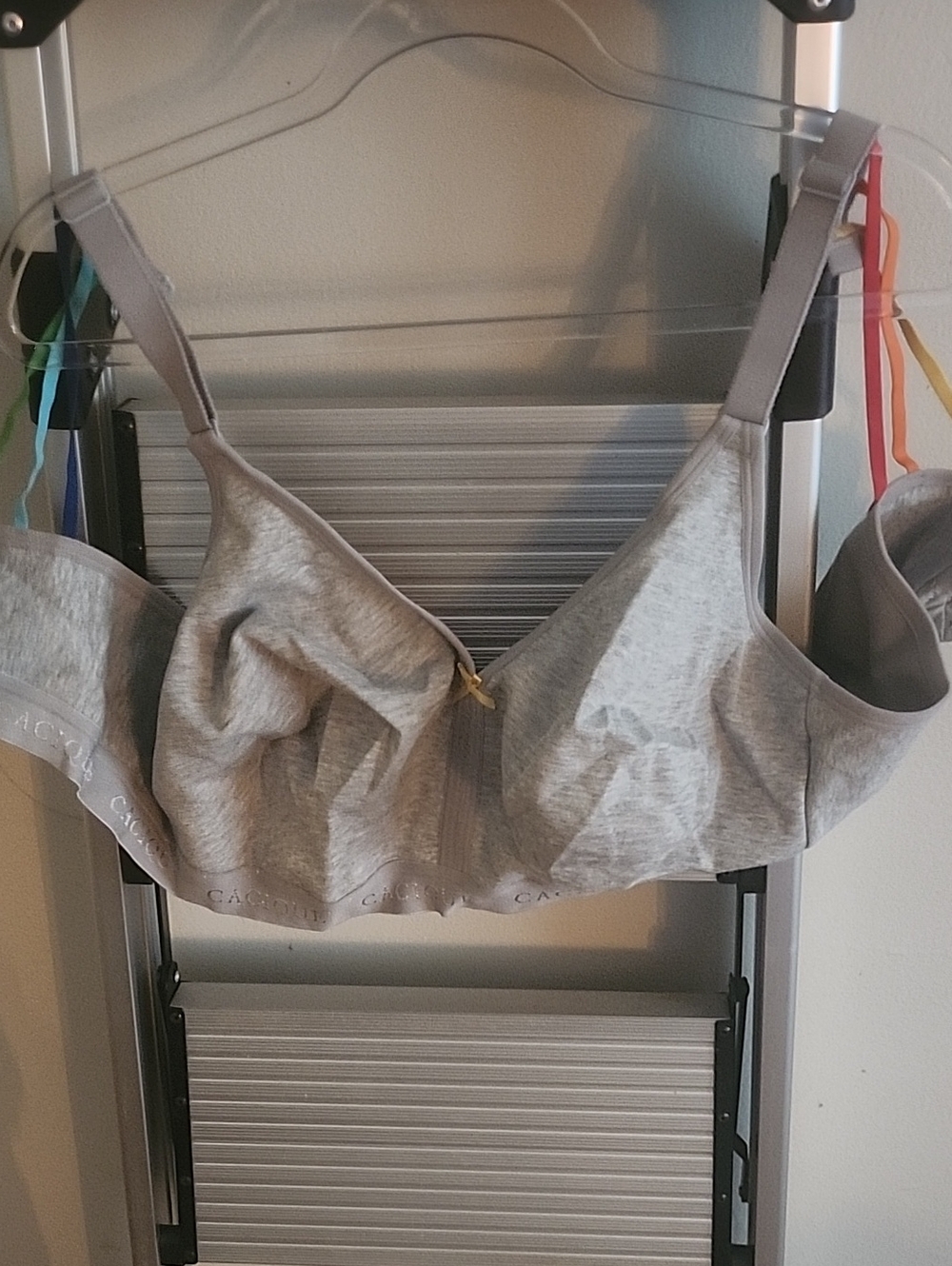Cacique Light Gray Wireless Comfort Bra